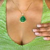 Icy Jade Buddha Necklace