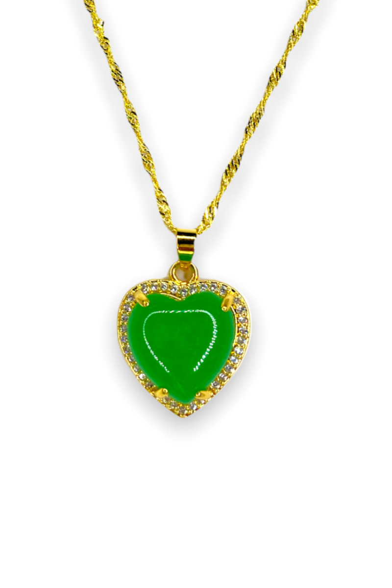 Jade Heart Necklace