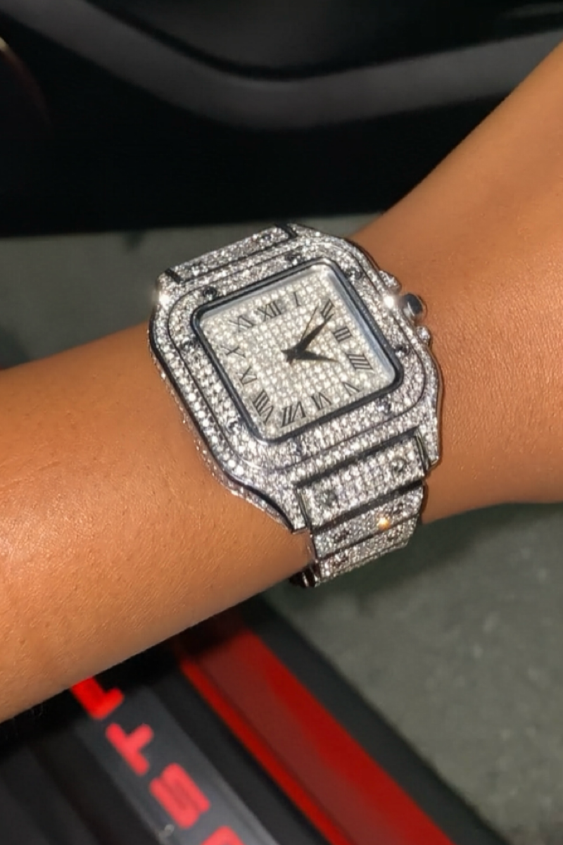 Icy Square Face Watch