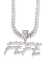 Icy Name Necklace - Cuban Link